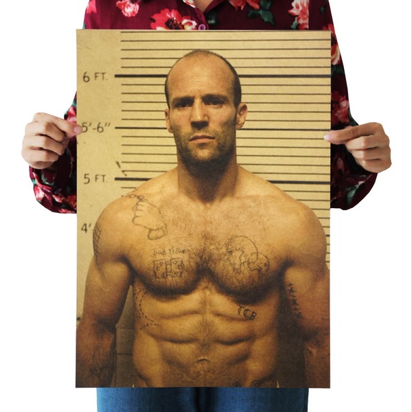 Poster Tranh Jason Statham treo trường, trang trí, làm quà tặng