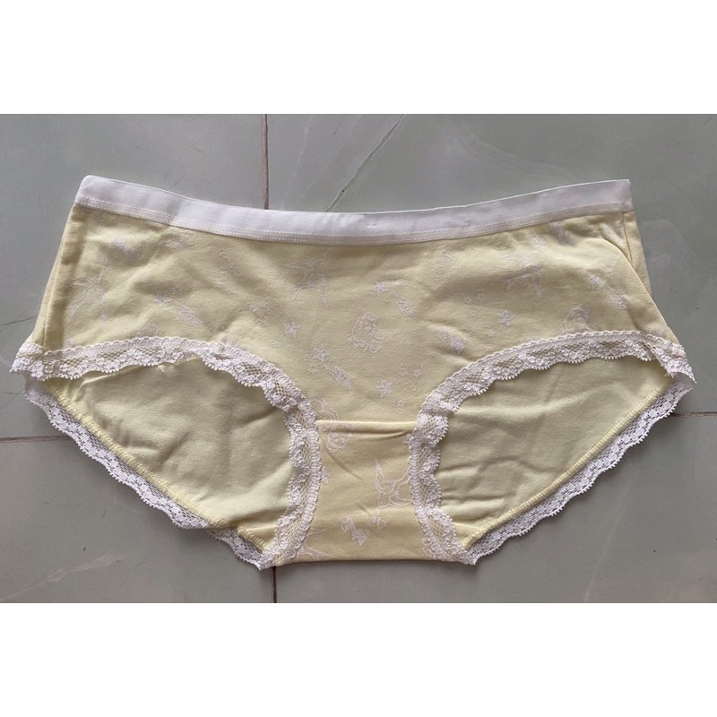 Quần lót nữ 100% cotton viền ren dễ thương | BigBuy360 - bigbuy360.vn