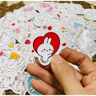 1p-50 hình dán sticker mimi and neko decal ( random hình )