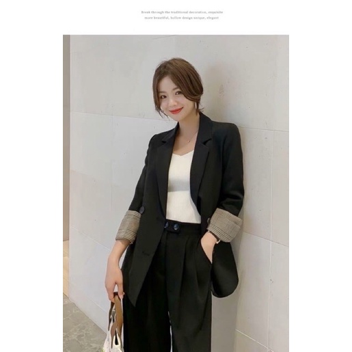 Áo Blazer cải tay 4 cúc trẻ trung