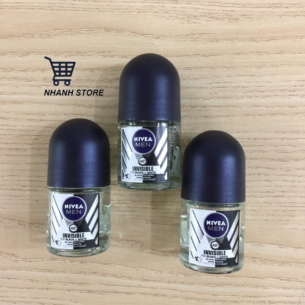 Lăn Khử Mùi Nivea Men Black & White 12ml