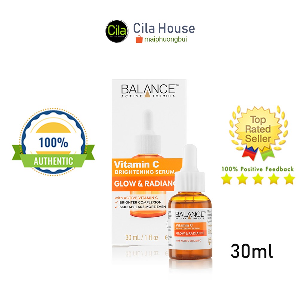  Serum Balance Vitamin C giảm thâm, sáng da 30ml - Cila House