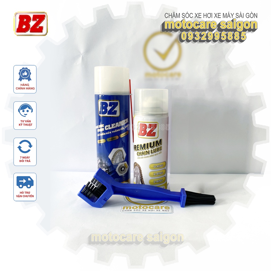 [COMBO CAO CẤP] Dưỡng sên bôi trơn sen BZ Premium 450ml và rửa sên vệ sinh sên BZ 600ml