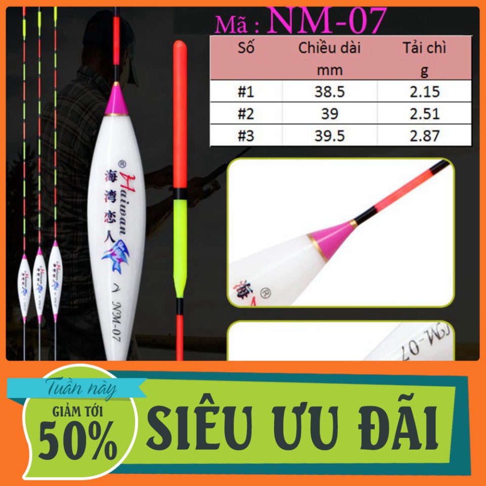 [ SIÊU ƯU ĐÃI ] Phao câu cá nano, câu đơn câu đài màu trắng họa tiết hồng câu cá nhạy, có đủ thông số mã NM Liên hệ : 09