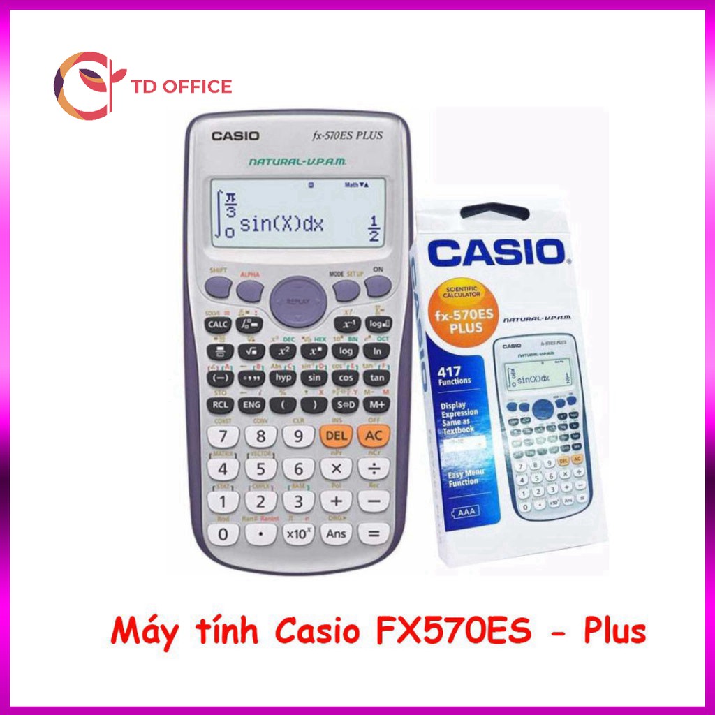 ( lỗi 1 đổi 1)[Có sẵn] [Hàng Thái Lan] Máy tính học sinh Casio FX 570ES PLus - Máy tính Casio học sinh Cầm Tay