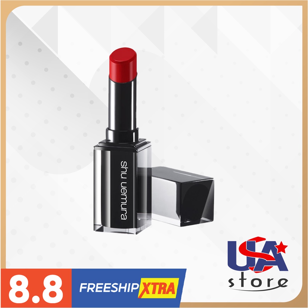 Son môi lì Shu Uemura Rouge 165 đỏ cổ điển