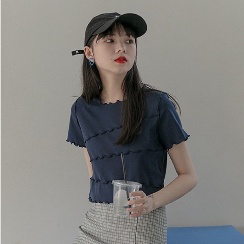 Áo thun tay ngắn phong cách Hàn Quốc thời trang cho nữ JL-TX-123