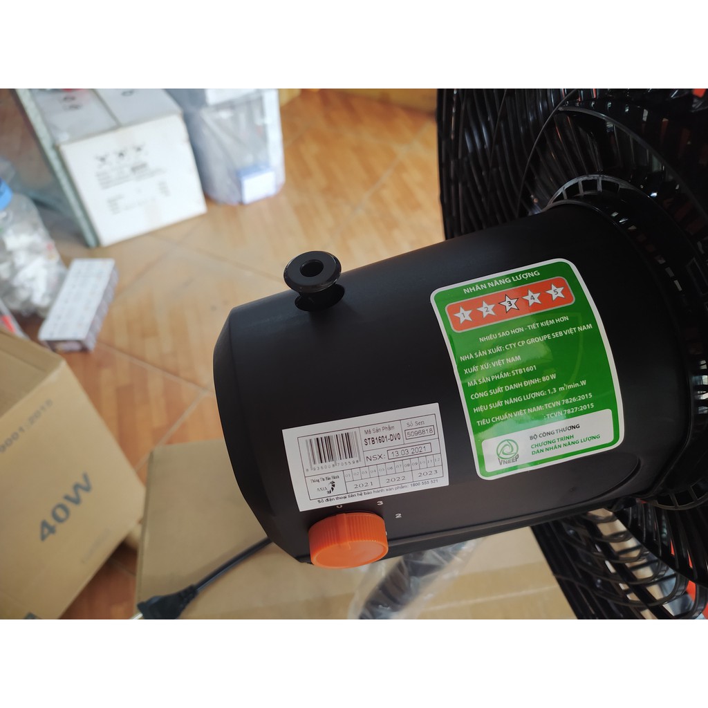 Quạt sàn Asia 80W STB1601 - Turbo Fan - Sải cánh 40cm