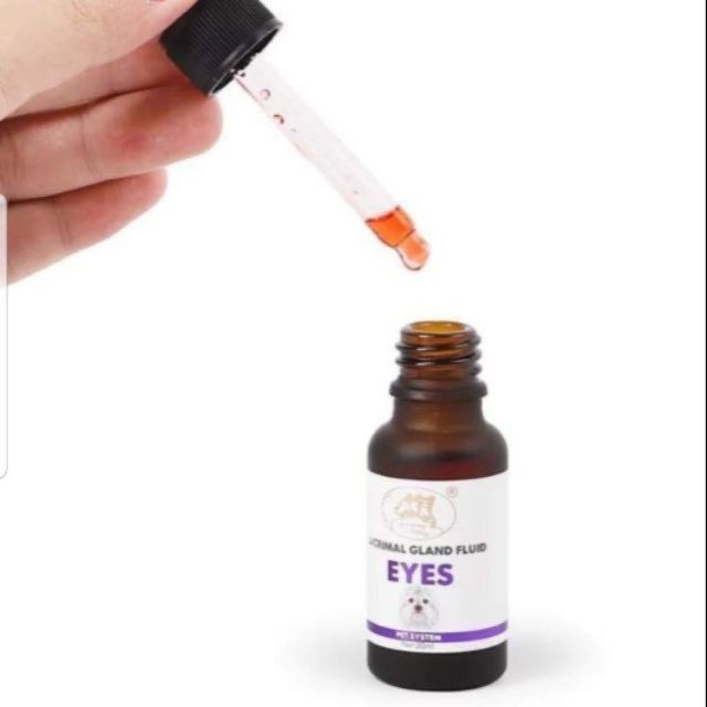Siro uống ngăn ngừa chảy nước mắt, ố bẩn ở chó mèo Lacrimal Gland Fluid Eyes 20ml