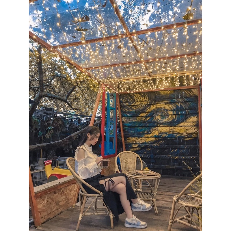 Áo sơ mi tay bèo hở vai ulzzang cao cấp ❤