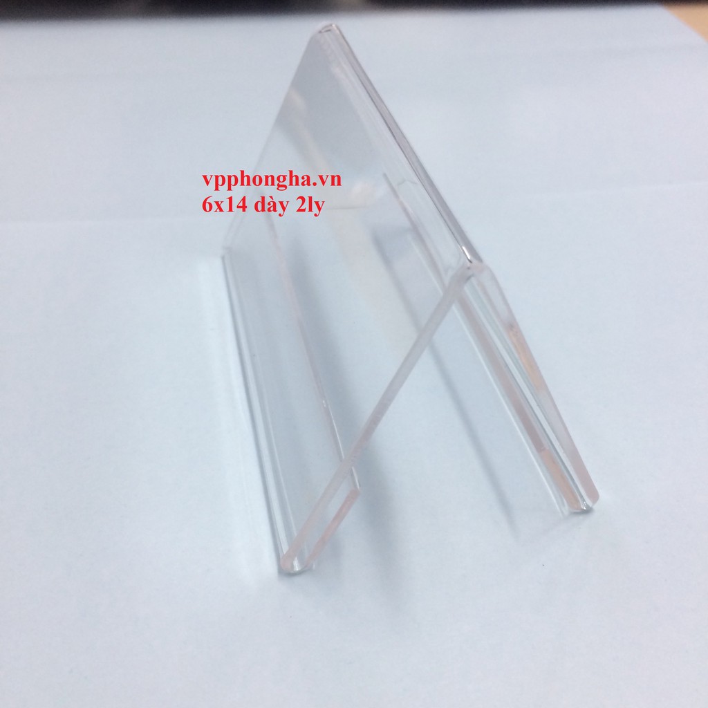 Biển chức danh chữ A 6x14cm loại dày 2mm