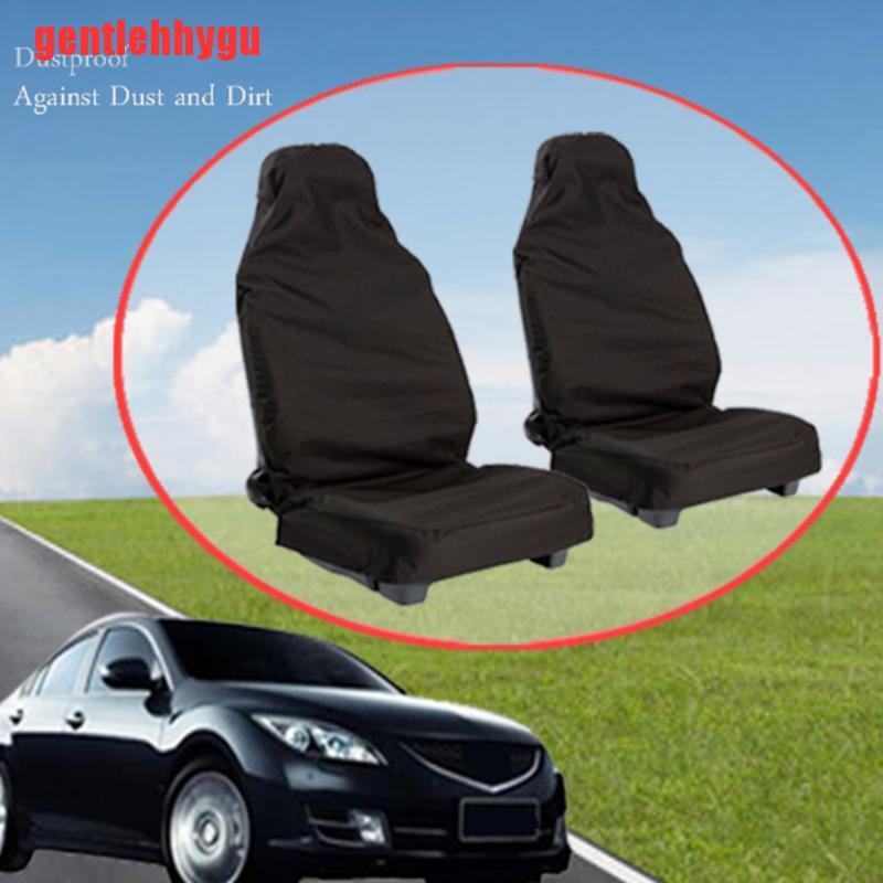 [gentlehhygu]2PCS Heavy Duty Universal Waterproof Car Front Seat Covers Protector Seats