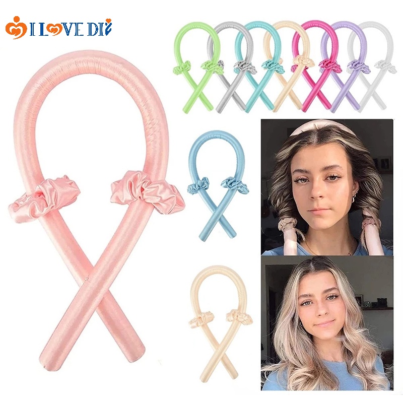 Dụng Cụ Uốn Tóc Bằng Xốp Sáng Bóng Mượt Mà Không Nhiệt Có Thể Tái Sử Dụng