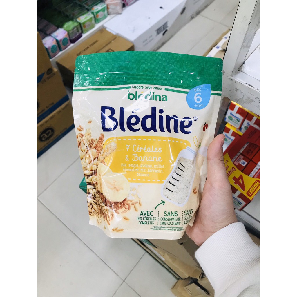 Bột pha sữa Bledina vị ngũ côc va chuôi dạng gói 200g