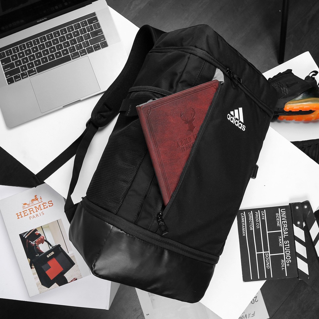 Balo Du Lịch Nam Nữ Cỡ Lớn Chống Nước Phượt Medium Rucksack Có Ngăn Đồ Dơ Giày Riêng