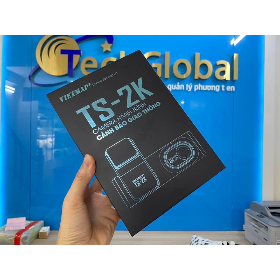 Camera Hành Trình Vietmap TS-2K Ghi Hình 2 Mắt - Thiết Kế Thỏi Son tặng thẻ nhớ 64gb