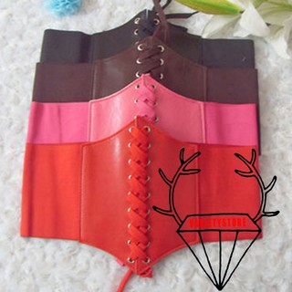 Đai thắt lưng da bản to kiểu dáng hợp thời trang cho nữ