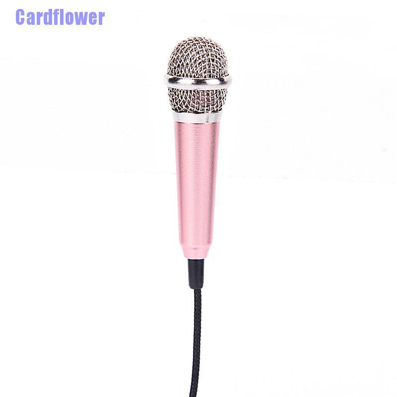 Cardflower  2017 Hot Mini Karaoke Condenser Microphone for Phone Computer Mini Phone Microphone