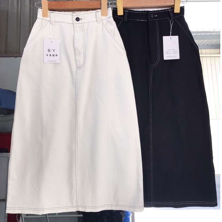 CHÂN VÁY DÀI DẬP CHỈ NỔI freesizew | BigBuy360 - bigbuy360.vn