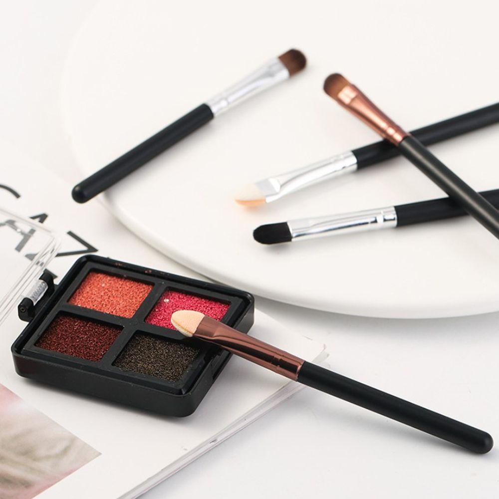 Bộ Cọ Trang Điểm Phấn Mắt Với Đầu Mút Xốp Tiện Dụng Cho Người Mới Bắt Đầu