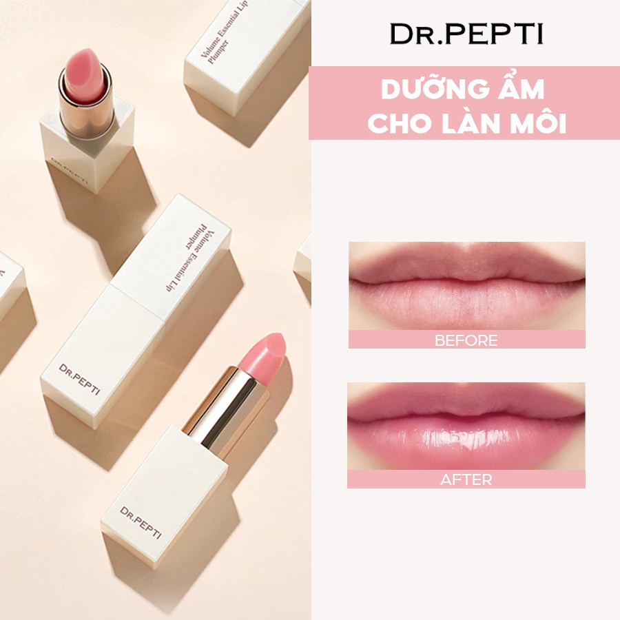 Son Dưỡng Môi Căng Mọng Dr Pepti Volume Essential Lip Plumper 3.3g