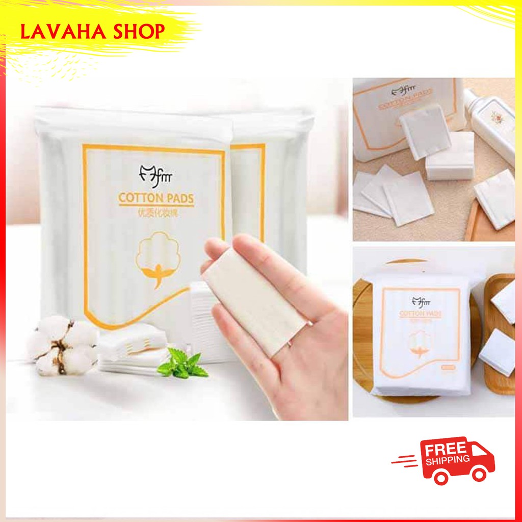 Bông Tẩy Trang Cotton Pads 3 Lớp Túi 222 Miếng, Mã Sản Phẩm BTT001 - LAVAHA SHOP | BigBuy360 - bigbuy360.vn