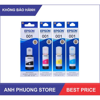 Mực in Epson 001 (Y100, Y200, Y300, Y400) Chính hãng Epson Việt Nam