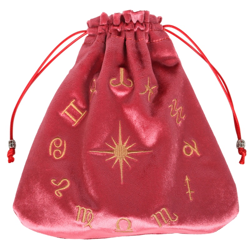 Túi Dây Rút Đựng Bài Tarot Chất Liệu Nhung Nỉ