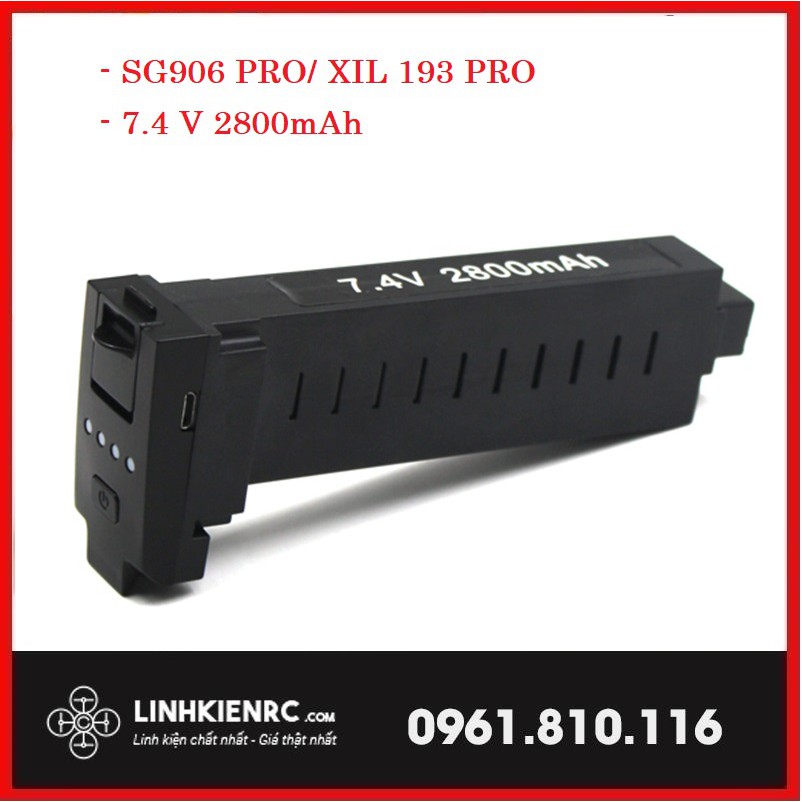 Pin Flycam SG906 PRO / XIL 193 PRO 7.4V 2800mAh