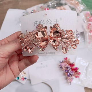 Sỉ 5 Kẹp tóc phale đính đá cao cấp gọng 8 phân