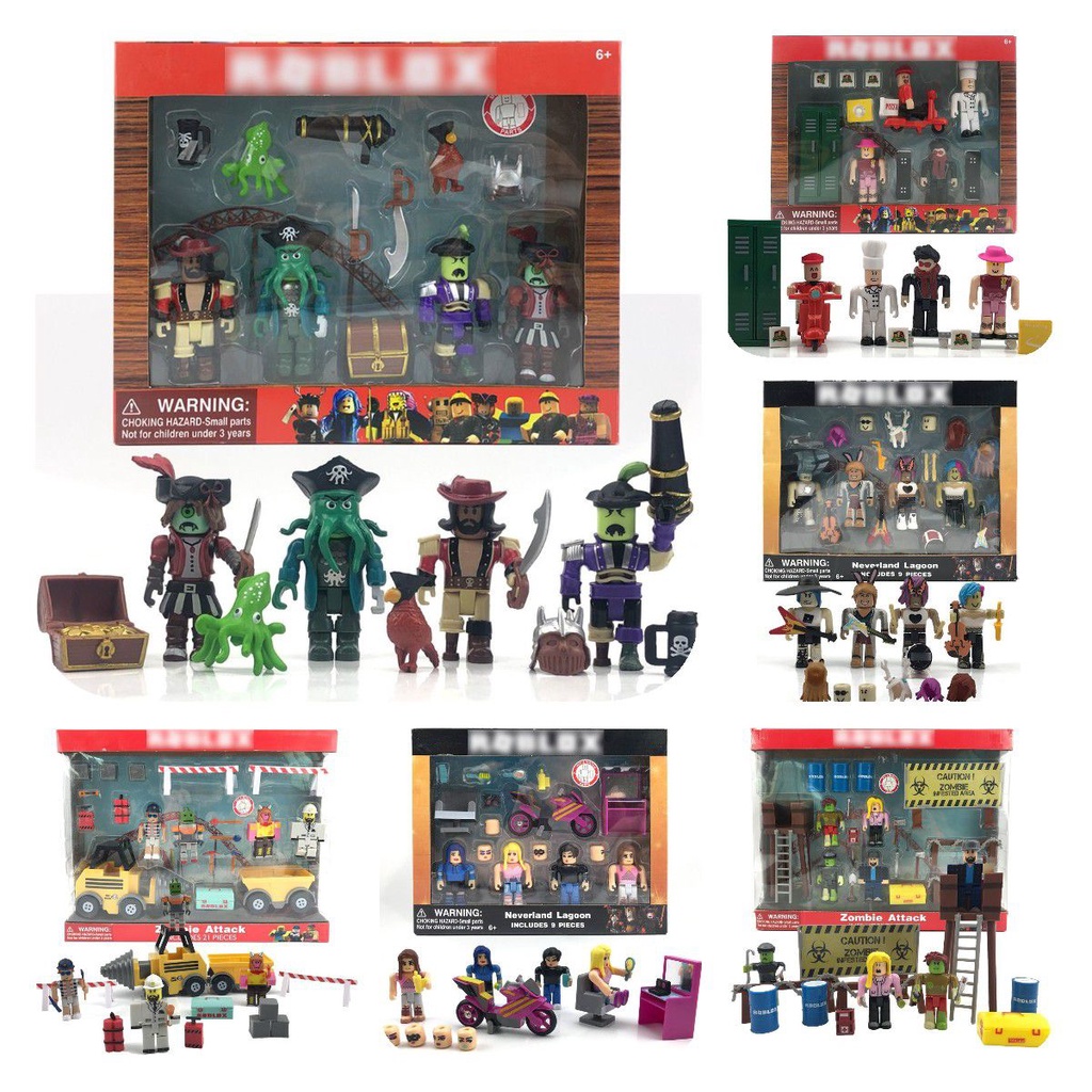 Mô hình đồ chơi nhân vật hoạt hình ROBLOX bằng PVC làm quà tặng giáng sinh cho bé