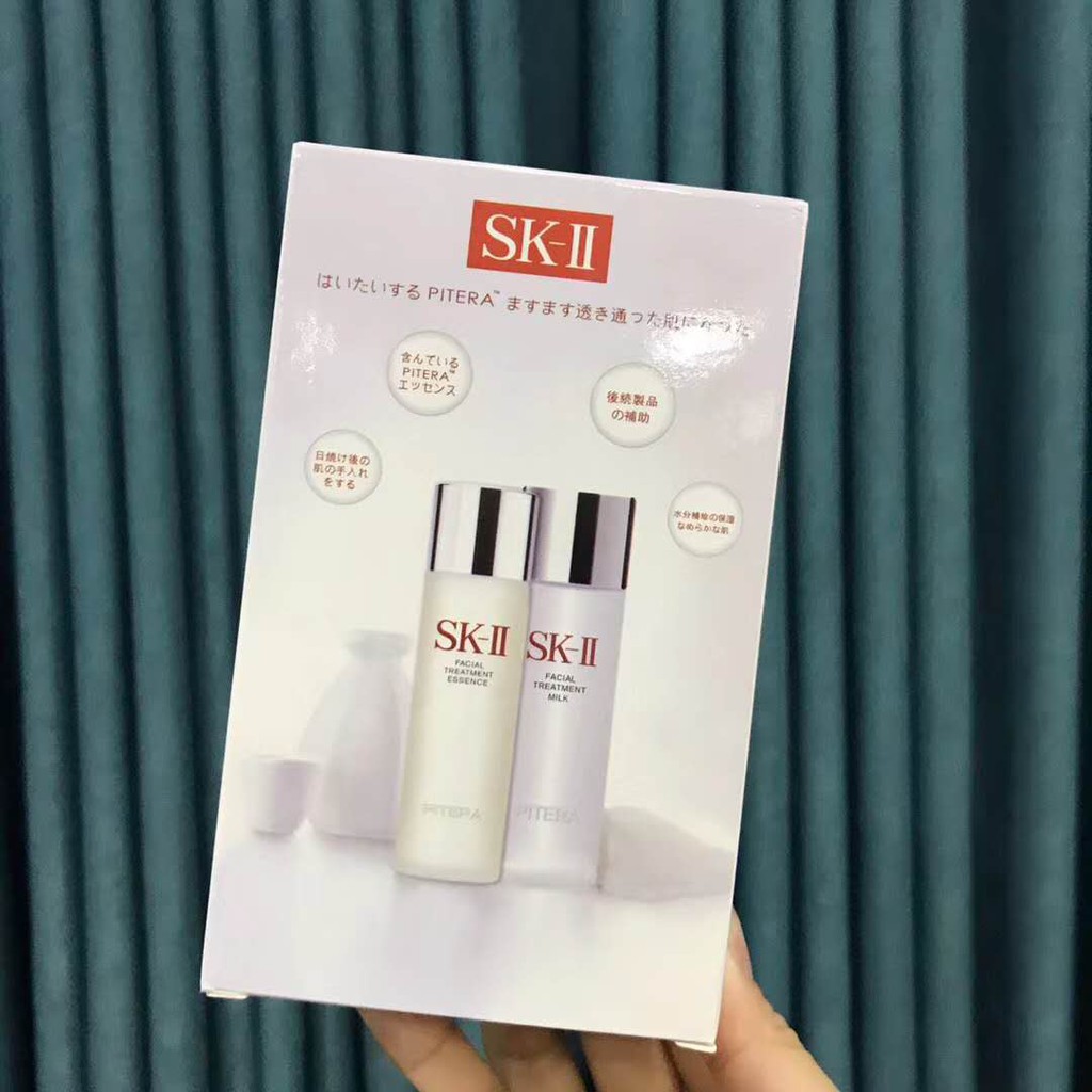 (hàng Mới Về) Bộ Mỹ Phẩm Chăm Sóc Da Sk-ii / Sk2 / Skii 75ml + Lotion 75ml