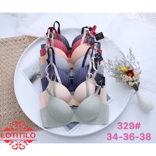 Áo Lót Nữ Kẻ Su Thông Hơi Không Gọng Nâng Ngực Cao Cấp