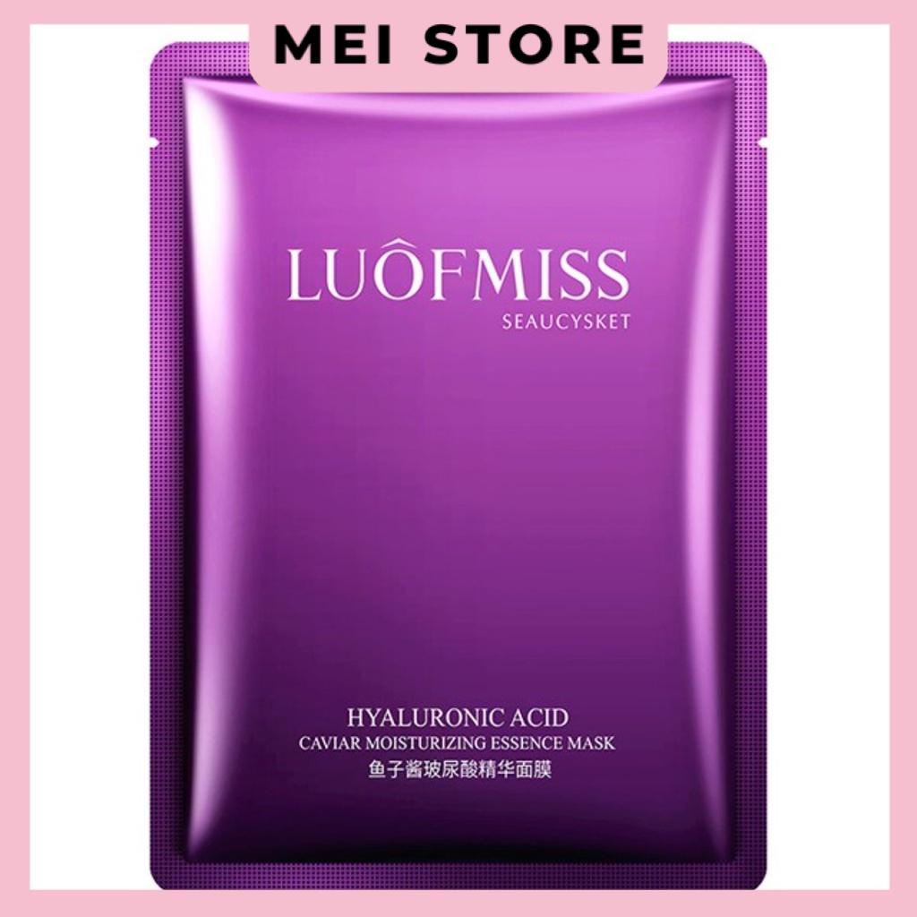 Mặt Nạ LuôFMISS Seaucysket Màu Tím Trứng Cá Muối Dưỡng Trắng Cấp Ẩm