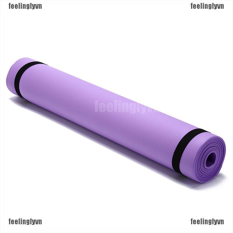 ❤TOP❤ Thảm tập Yoga chất liệu nhựa mềm EVA màu sắc đẹp mắt 173*60*0.4cm YO
