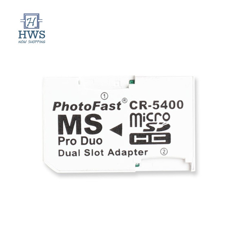 Bộ Chuyển Đổi Thẻ Nhớ Micro Sd Tf Sang Ms Pro Duo Psp 2 Khe Cắm