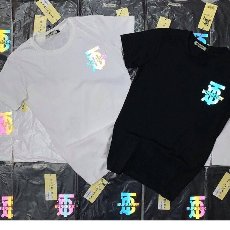 [ Giá Rẻ ] ÁO THUN NHŨ BẠCUNISEX IN CHỮ BURBERRY Áo phông cotton chất đẹp mát, áo unisex, áo phông trắng đen | BigBuy360 - bigbuy360.vn