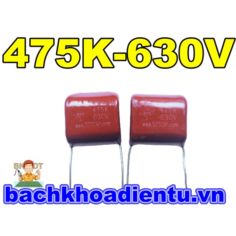 Tụ điện 475K 475J 630V chất lượng tốt.