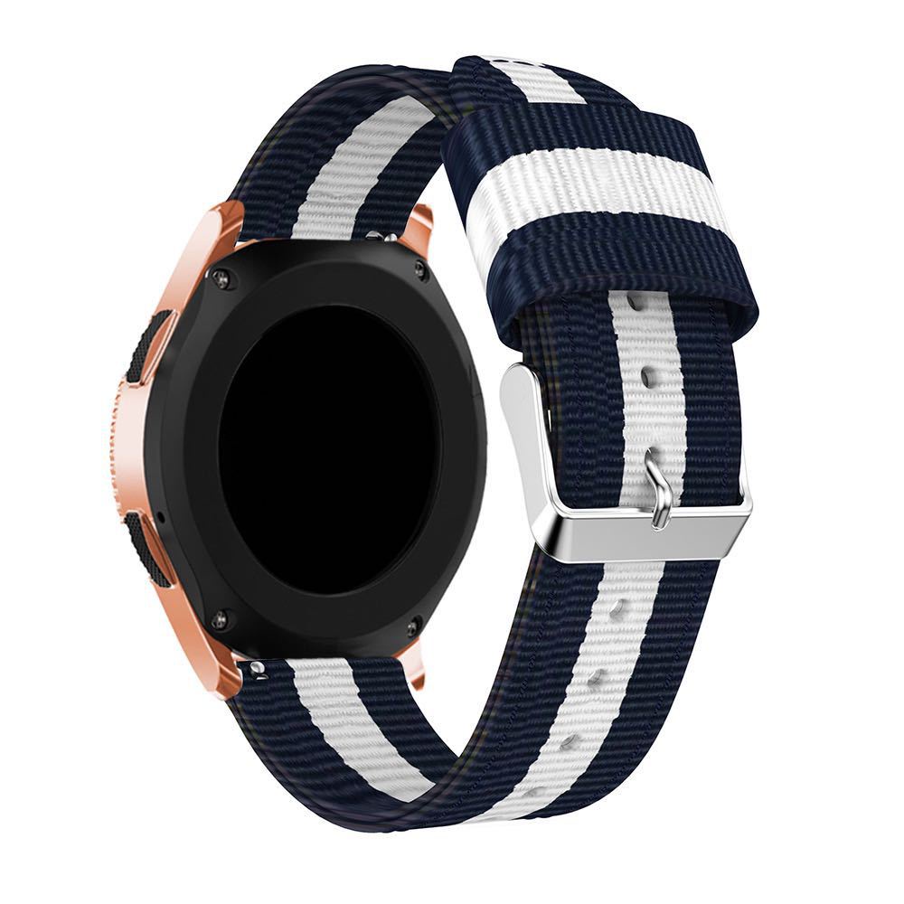 Dây Đeo Tay 20mm 22mm Thay Thế Bằng Vải Dù Nylon Cho Đồng Hồ Samsung Galaxy Watch 46mm Galaxy Watch Active 2