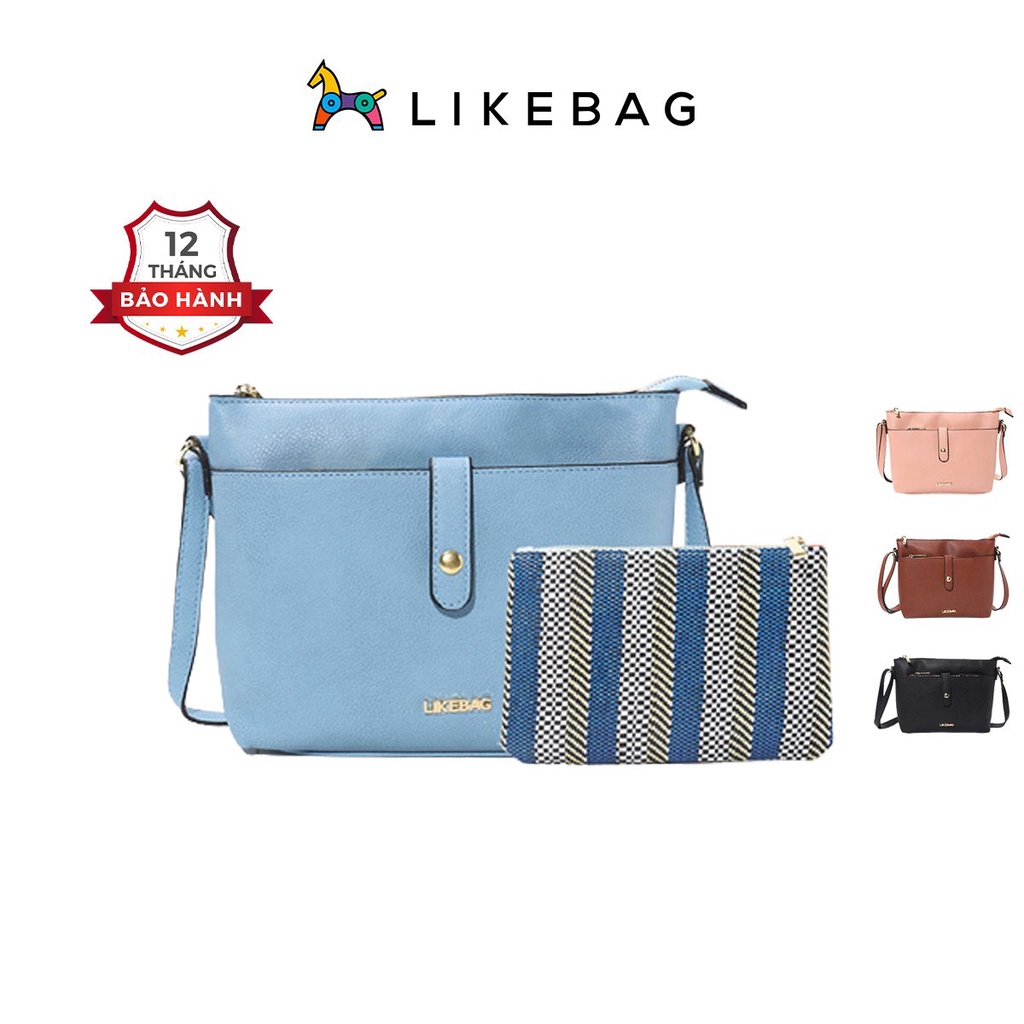 Túi đeo chéo nữ thời trang LIKEBAG da PU cao cấp chống nước 215XK1596 - LIBAGI