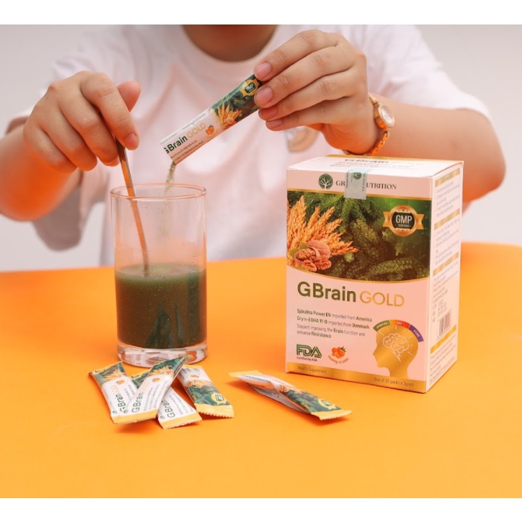 Cốm Trí Não G-Brain Gold - Hỗ Trợ Phát Triển Trí Não Cho Bé