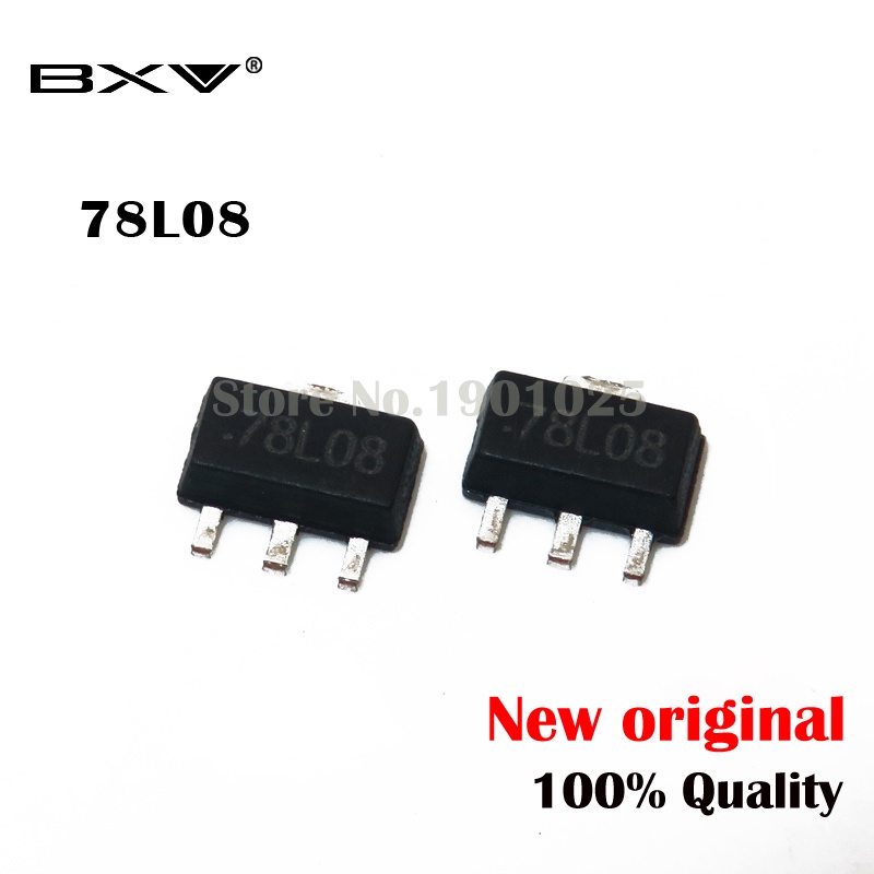 Bộ 50 78L08 SOT-89 78L08 SOT89 SMD mới và