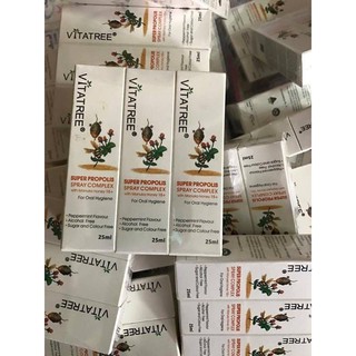 Xịt keo ong Vitatree Super Propolis With Manuka Honey 25ml
