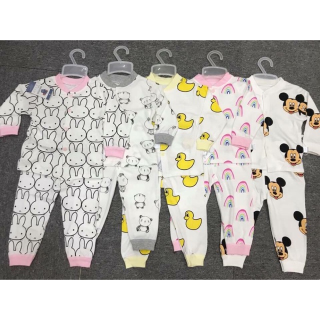 Bộ cotton QC cổ nẹp