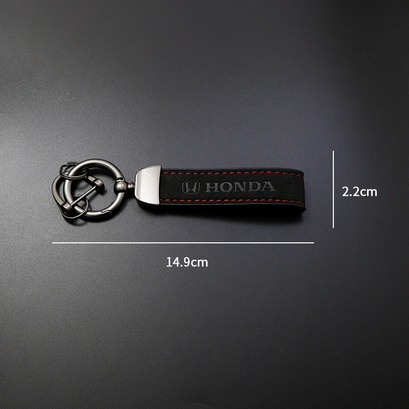 Móc Chìa Khóa Xe Hơi Honda Dio Fit3 Rd1 Civic Binzhi XRV CRV Accord Bằng Hợp Kim Da Lộn