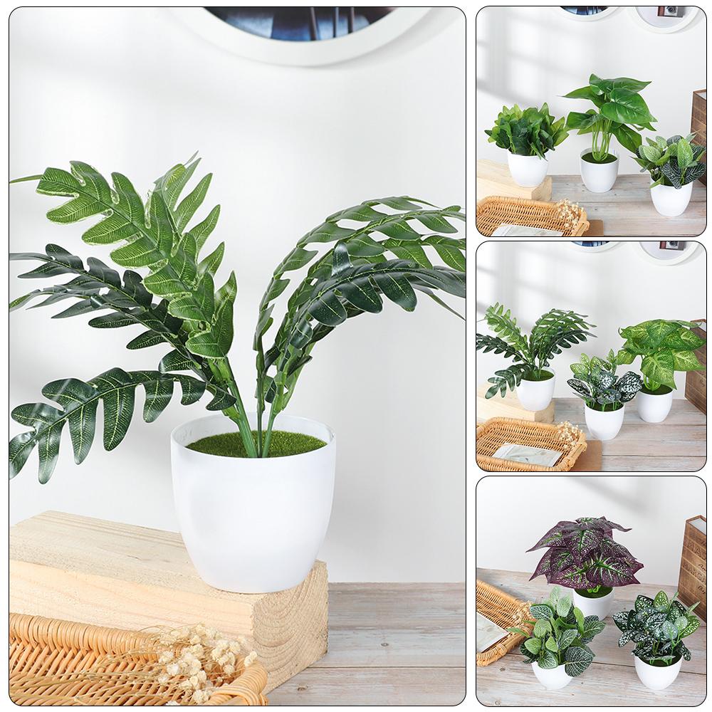 Chậu Cây Bonsai Giả Trang Trí Nhà Cửa