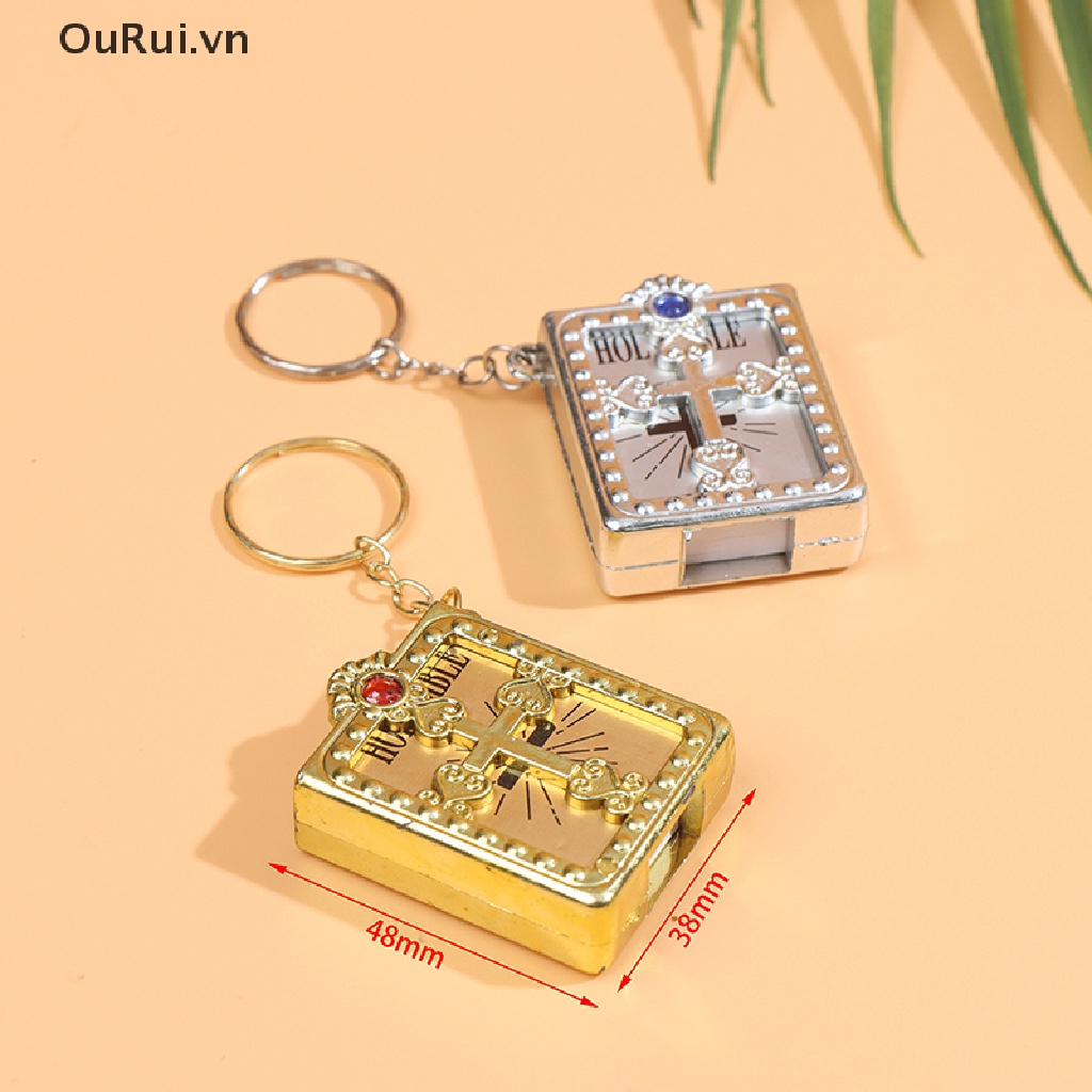 Móc Khóa Cầu Nguyện Thánh Giá Mini Độc Đáo