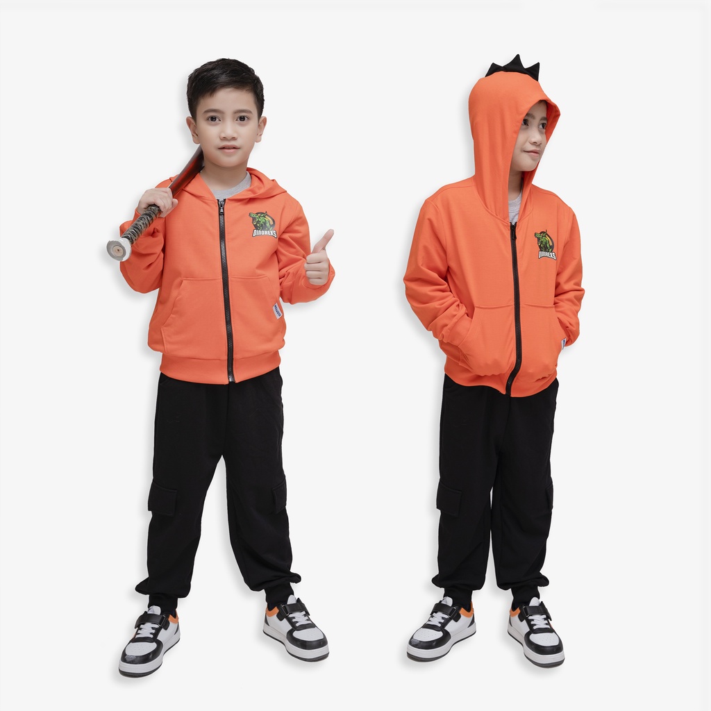Áo hoodie khủng long icotton