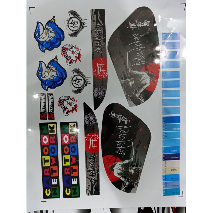 tem rời cub samurai đen