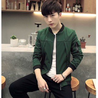 áo nam / áo khoác kaki / bomber túi hộp dây kéo túi phong cách thể thao